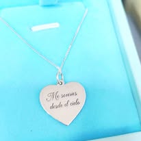 Collar de plata con foto a láser | Joyas personalizadas Mia Joyas - Imagen 3