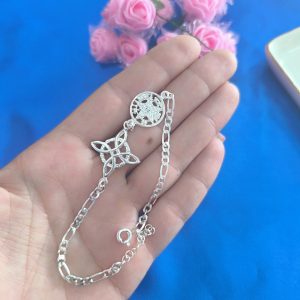 Pulsera Nudo de Bruja y Tetragrámaton