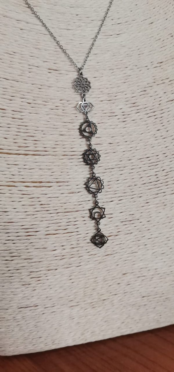 Collar 7 Chacras De Acero InoxidableNuestro collafr de acero inos
