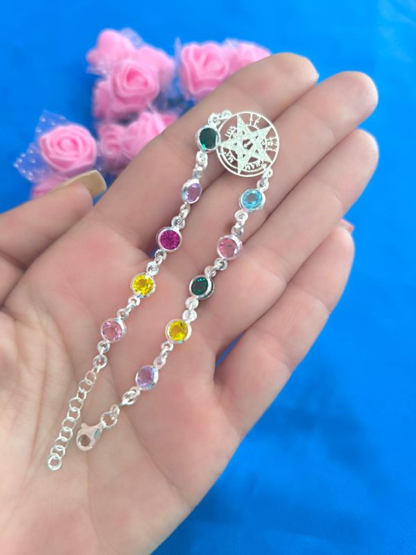 Pulsera Tetragrámaton Con Piedras