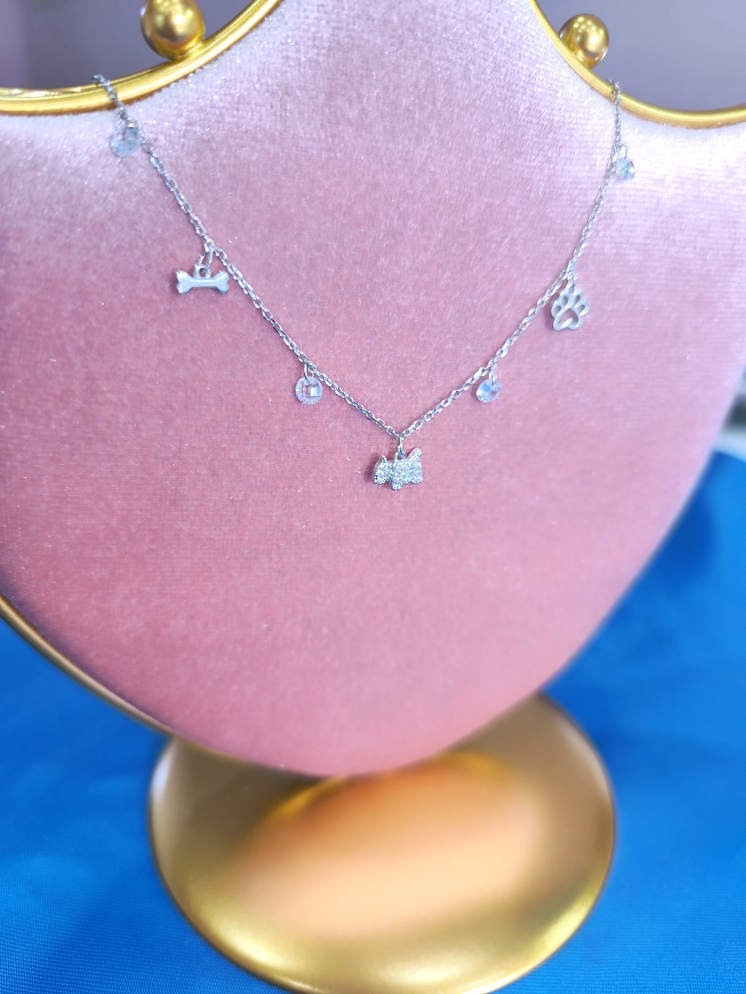 Collar Mascota Plata