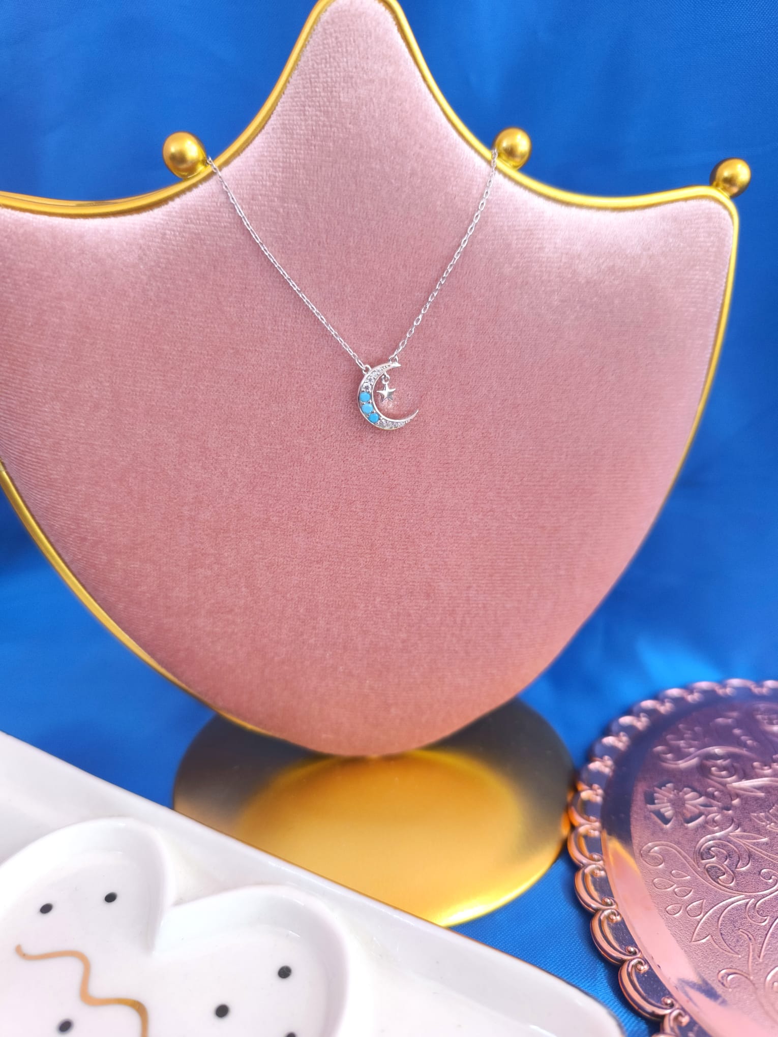 Collar Luna Turquesa