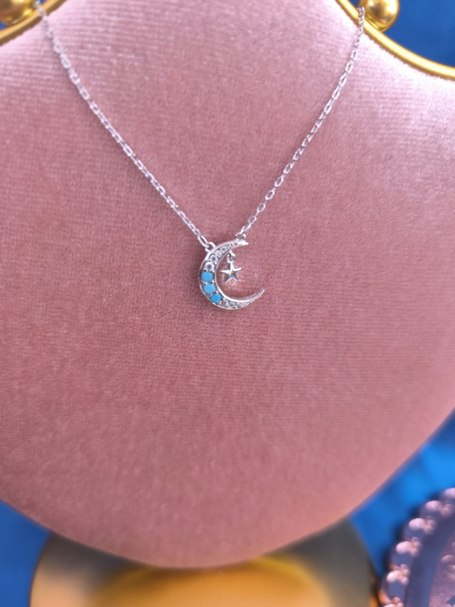 Collar Luna Turquesa - Imagen 2